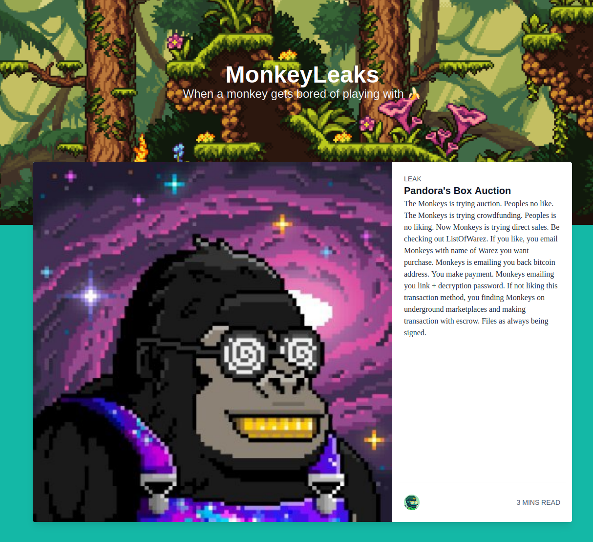 Write-up: Dirty Money - Operator